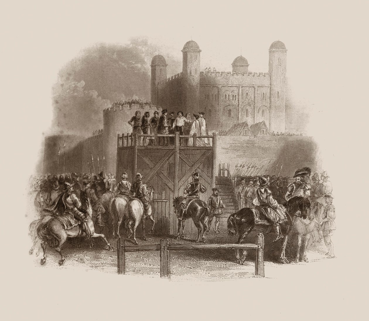 Exécution de John Dudley en 1553 - Unbekannter Künstler