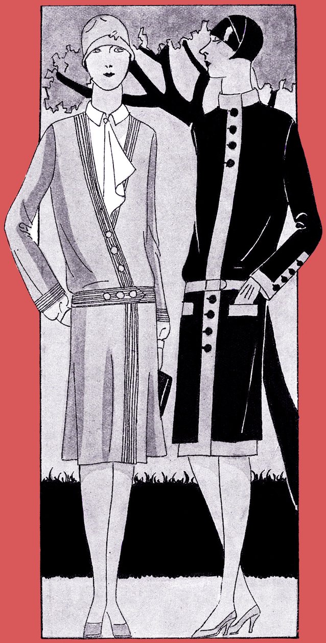 Mode : robes au printemps 1928 - Unbekannter Künstler