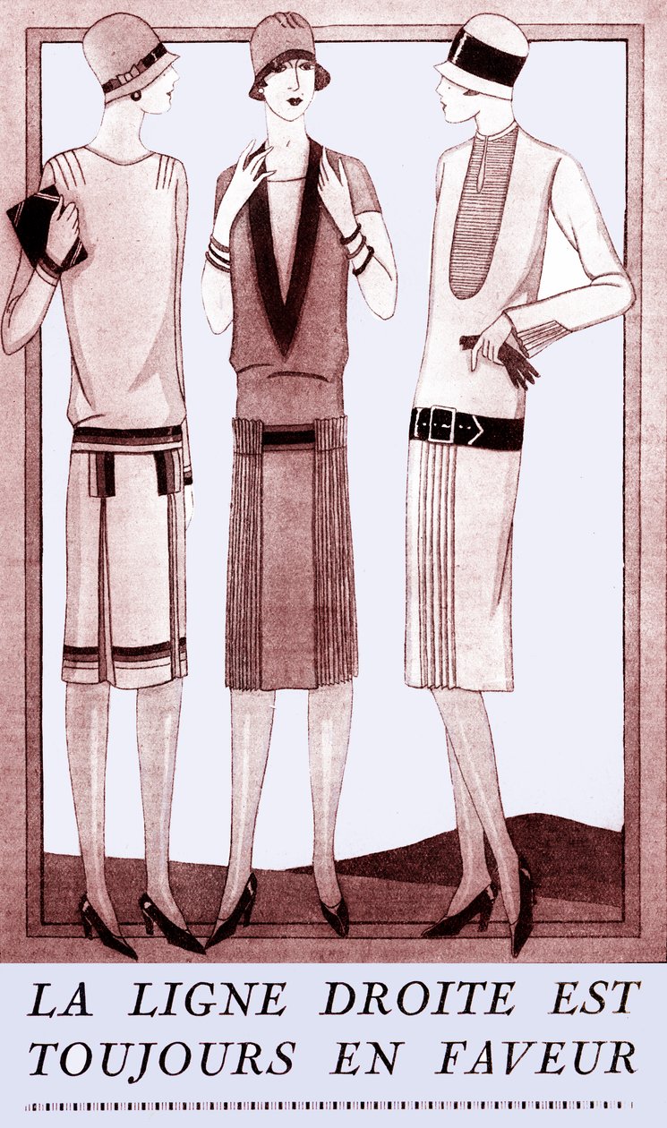 Mode : robes au printemps 1928 - Unbekannter Künstler