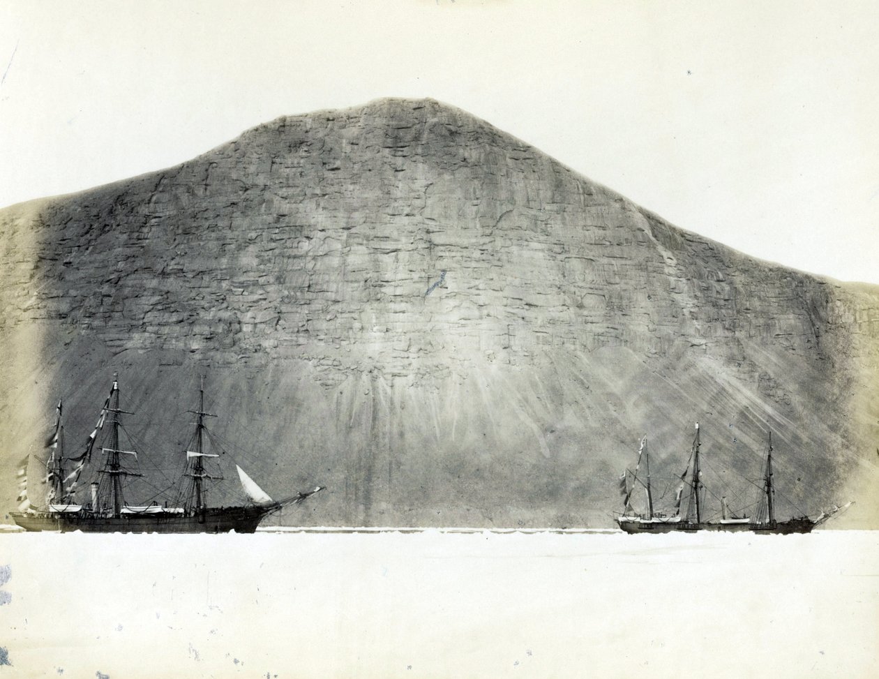 Jeûne de la banquise, sous le cap Prescott, baie Franklin Pierce - Unbekannter Künstler
