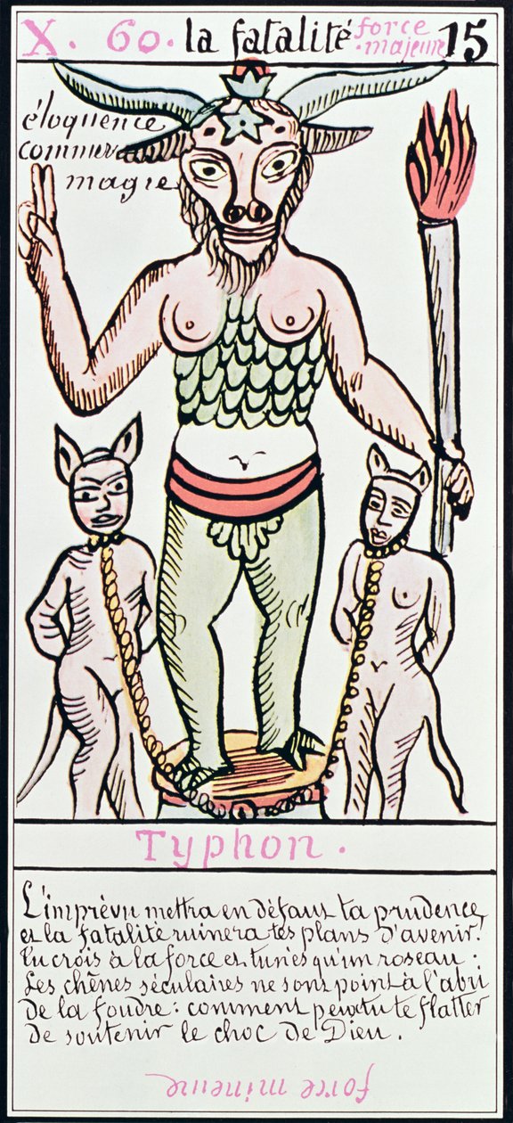 Destin, carte de tarot, française - Unbekannt