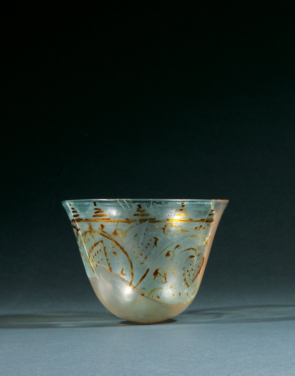 Fragment de coupe peinte en lustre fatimide, 10e - 11e siècle - Unbekannt