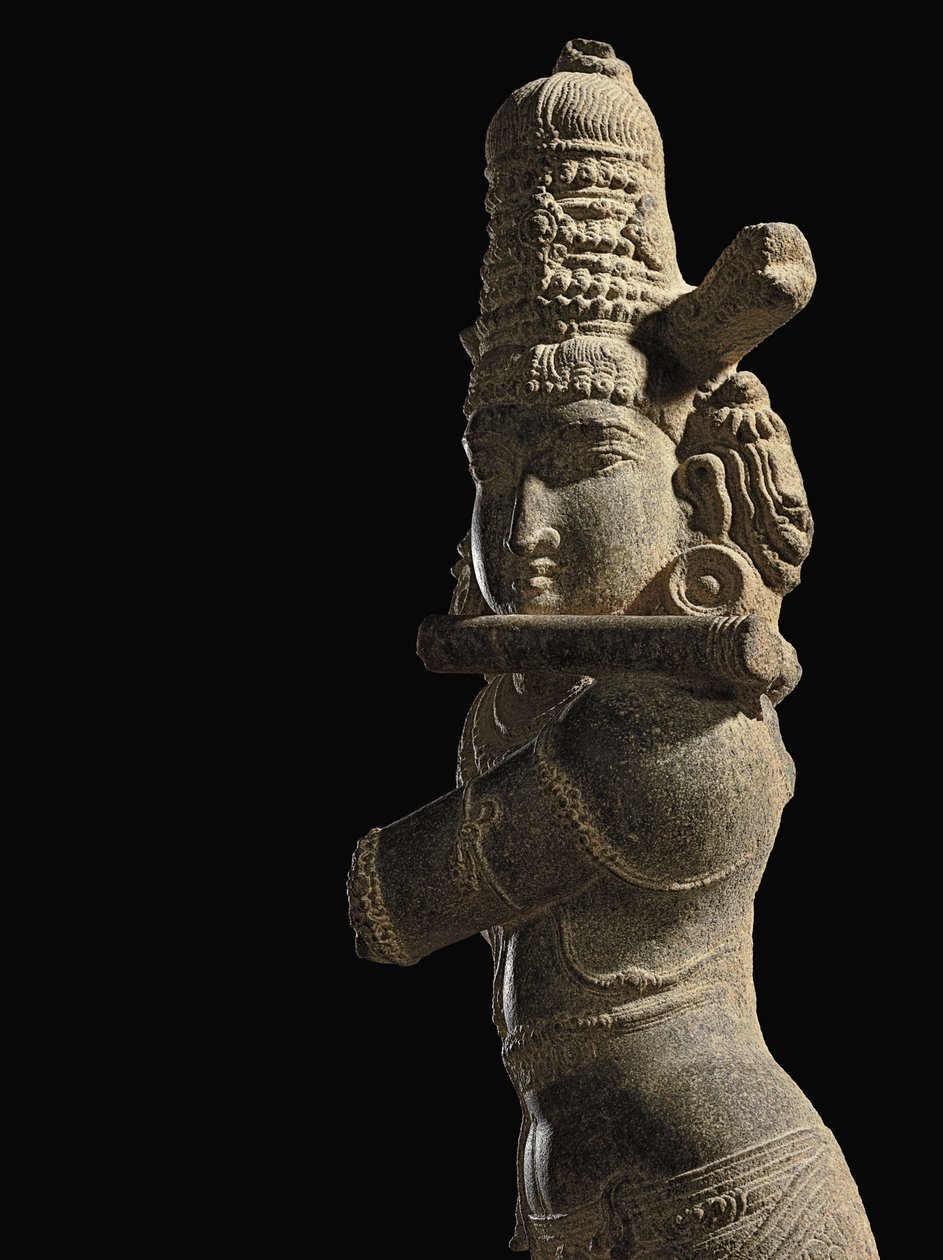 Figure de Venugopala, Inde du Sud, fin de la période Chola / début de la période Vijayanagar, fin du 13ème / début du 14ème siècle - Unbekannt