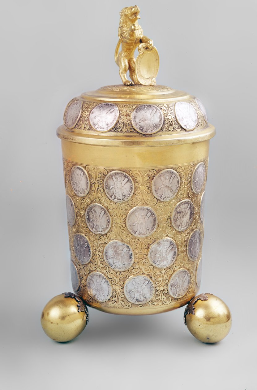 Aiguière, Augsbourg, décorée de pièces de monnaie - Unbekannt