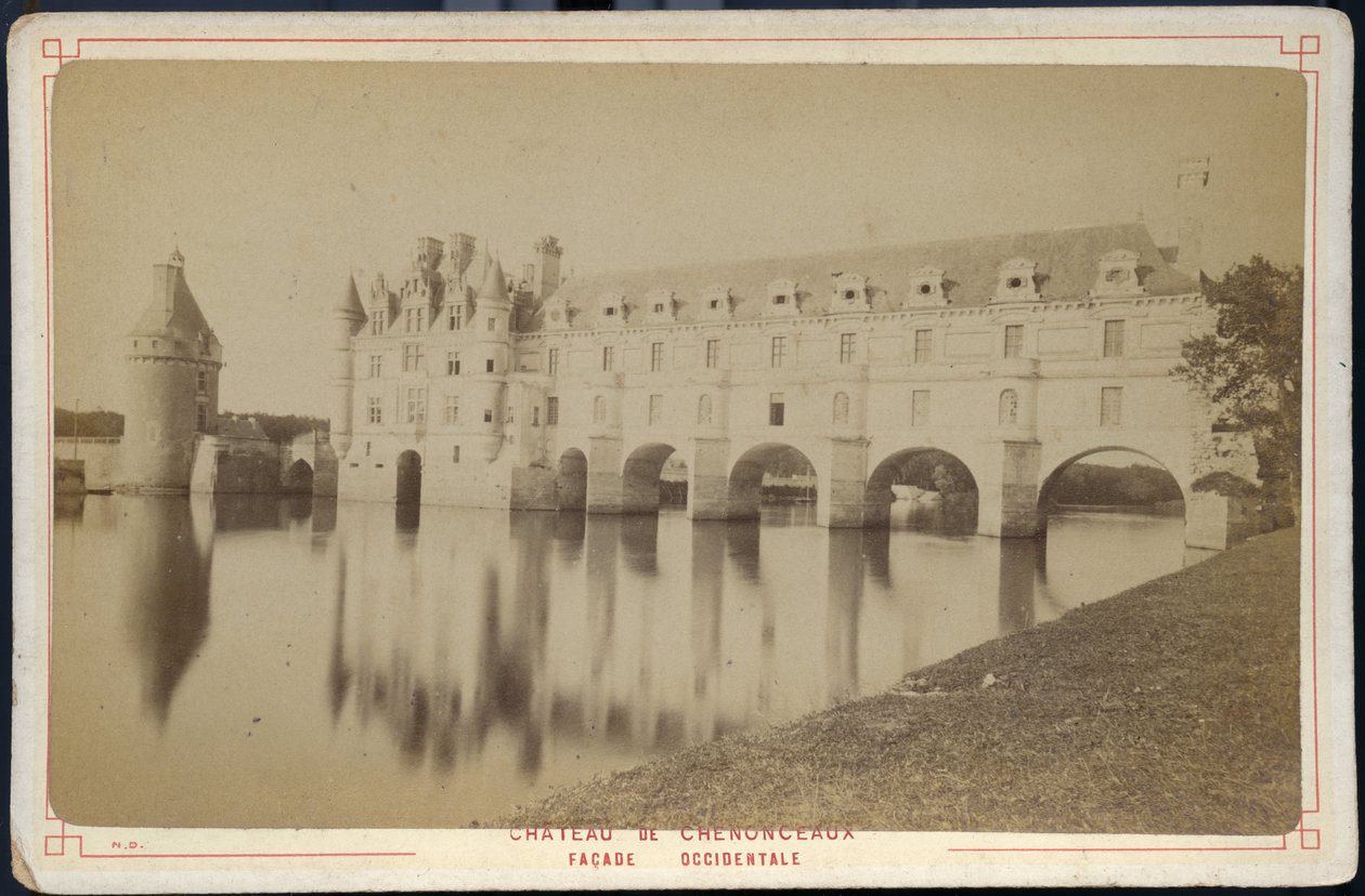 France, Centre, Indre-et-Loire (37), Chenonceaux : Château de Chenonceau - Unbekannter Künstler