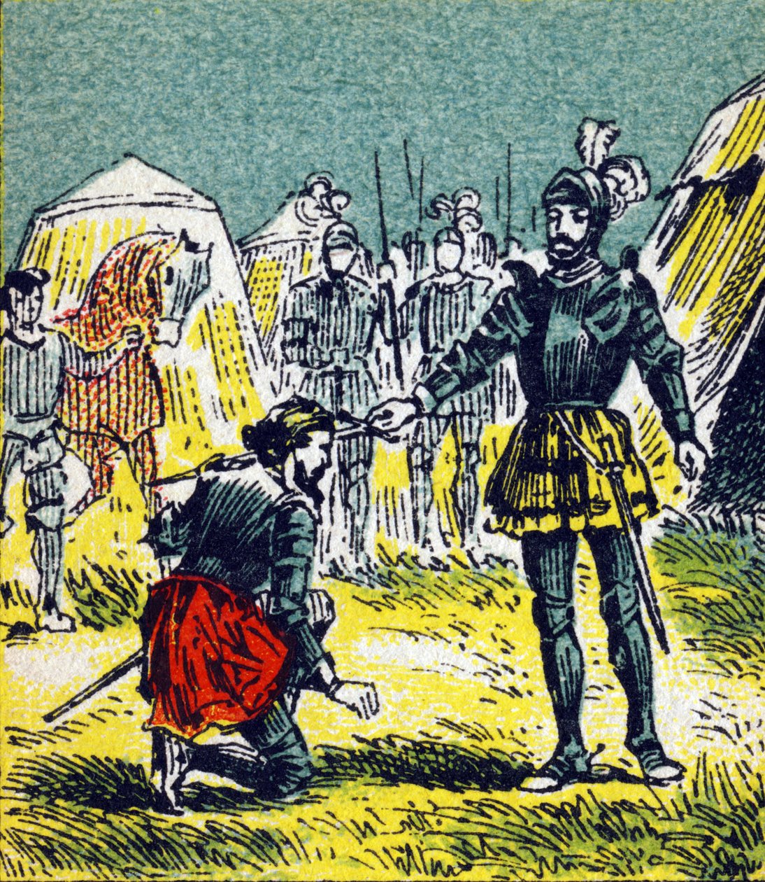 François Ier armé chevalier par Bayard le 15 septembre - Unbekannt