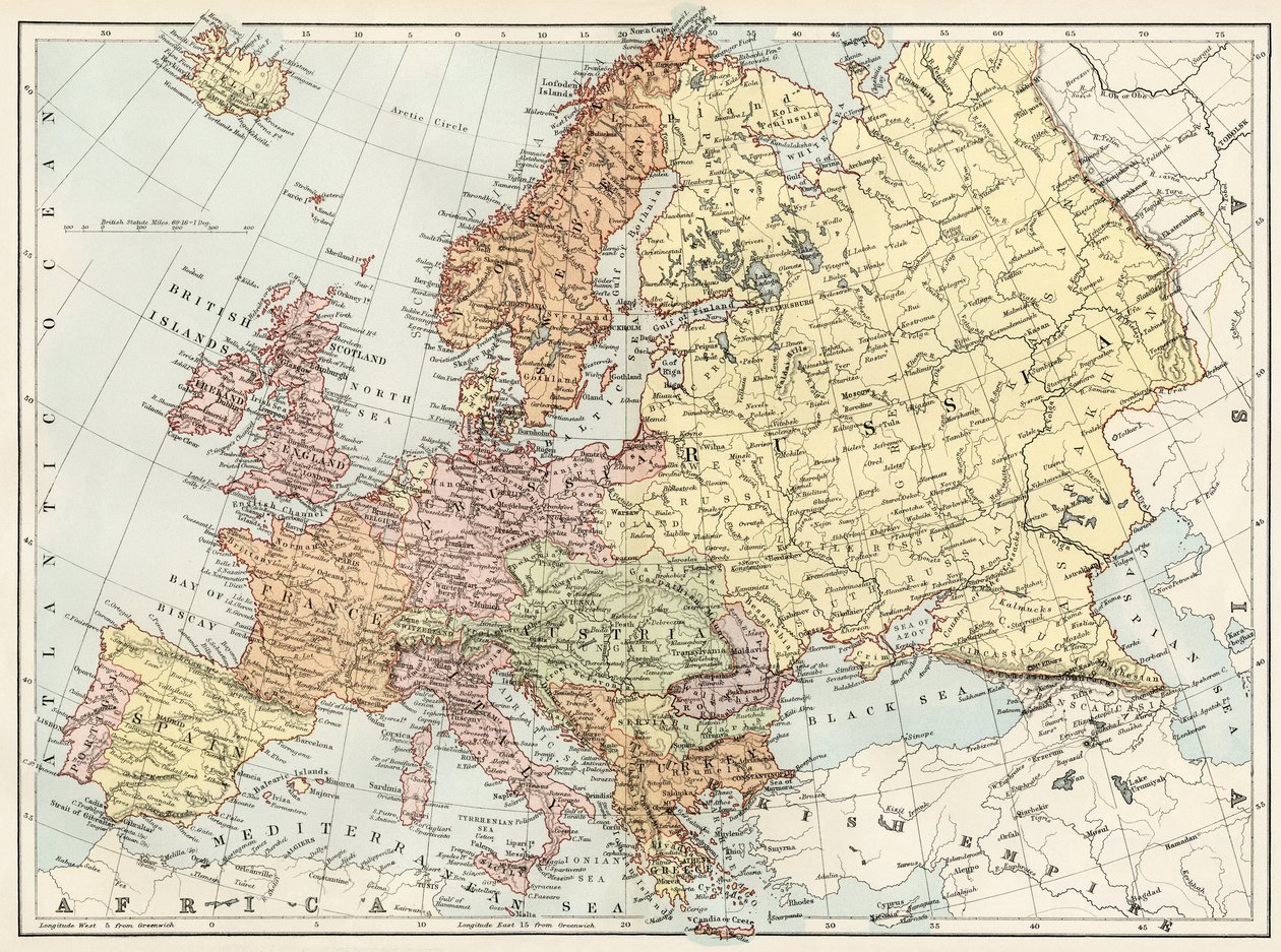 Carte géographique de l