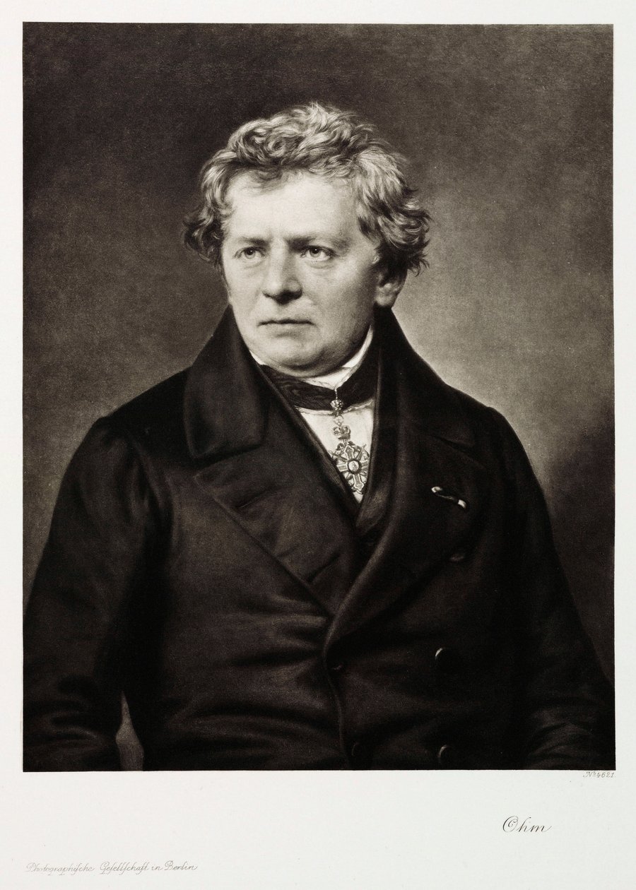 Georg Simon Ohm, physicien allemand, vers 1840 - Unbekannt