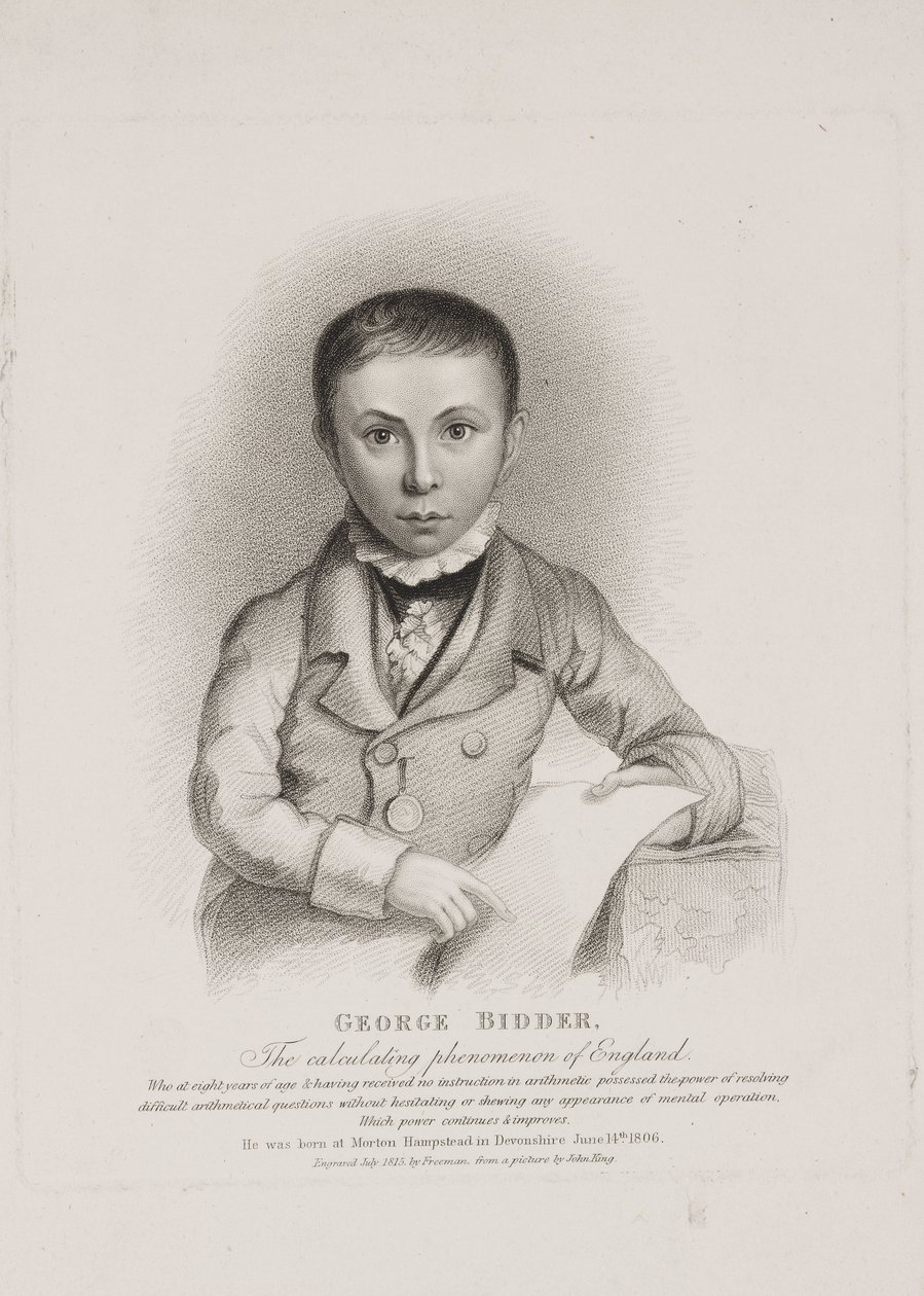 George Parker Bidder, mathématicien, ingénieur et enfant prodige - Unbekannt