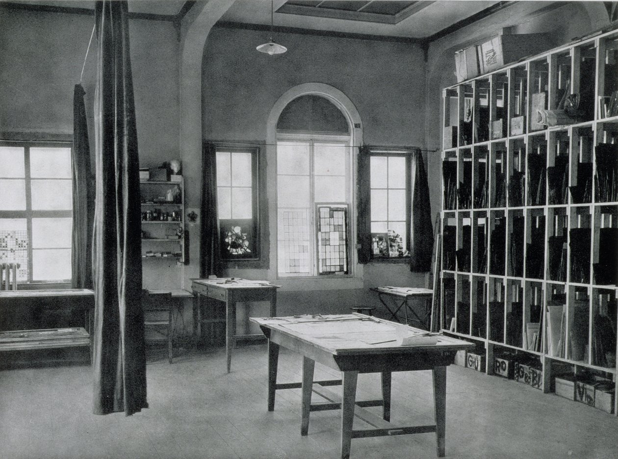 Atelier de peinture sur verre, des ateliers du Bauhaus, Weimar - Unbekannt