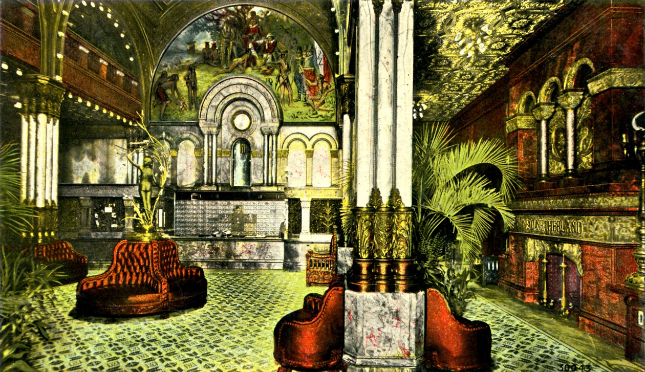 Grand Foyer, Hotel Netherland, New York City, États-Unis - Unbekannter Künstler