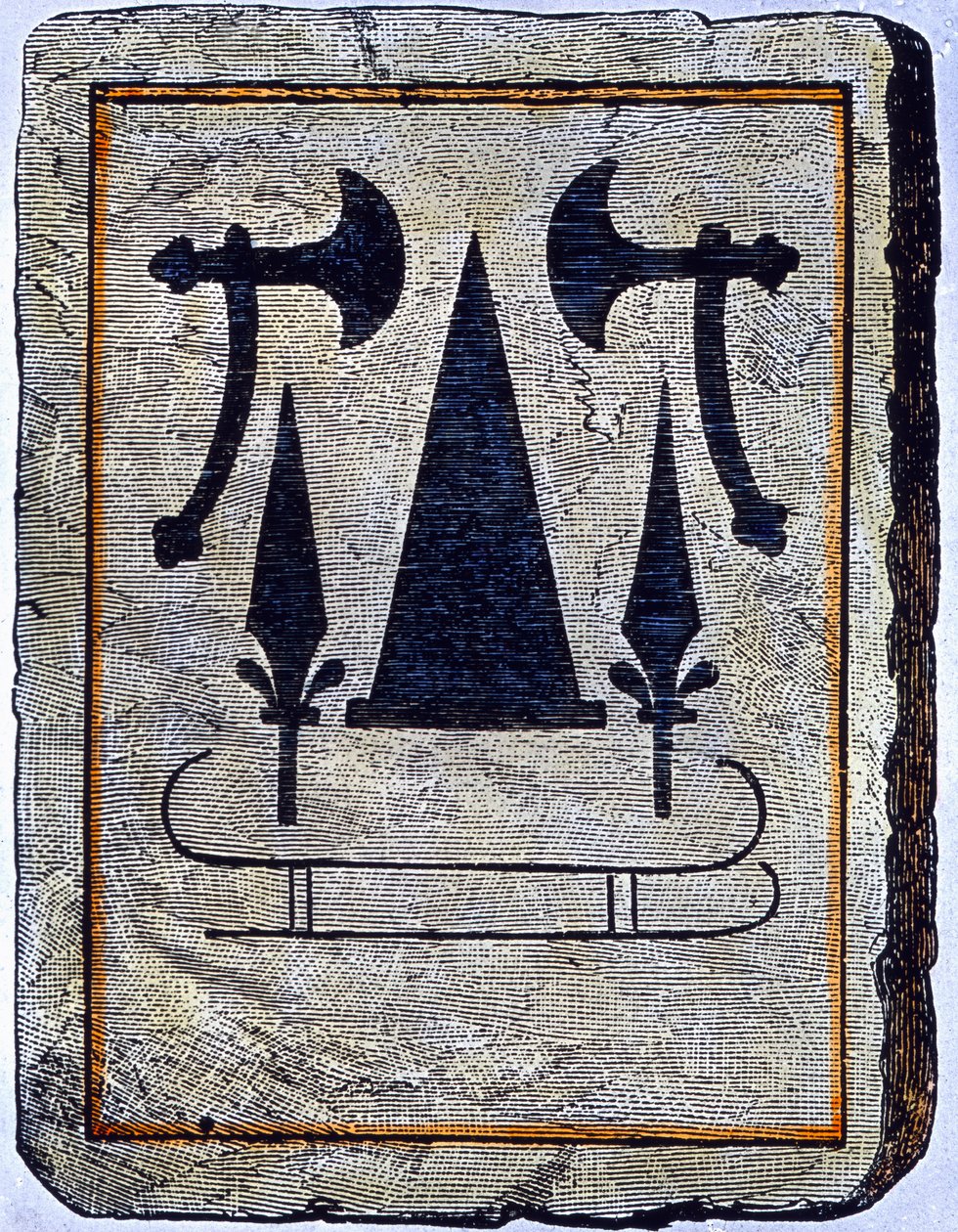 Plaque funéraire - Unbekannter Künstler