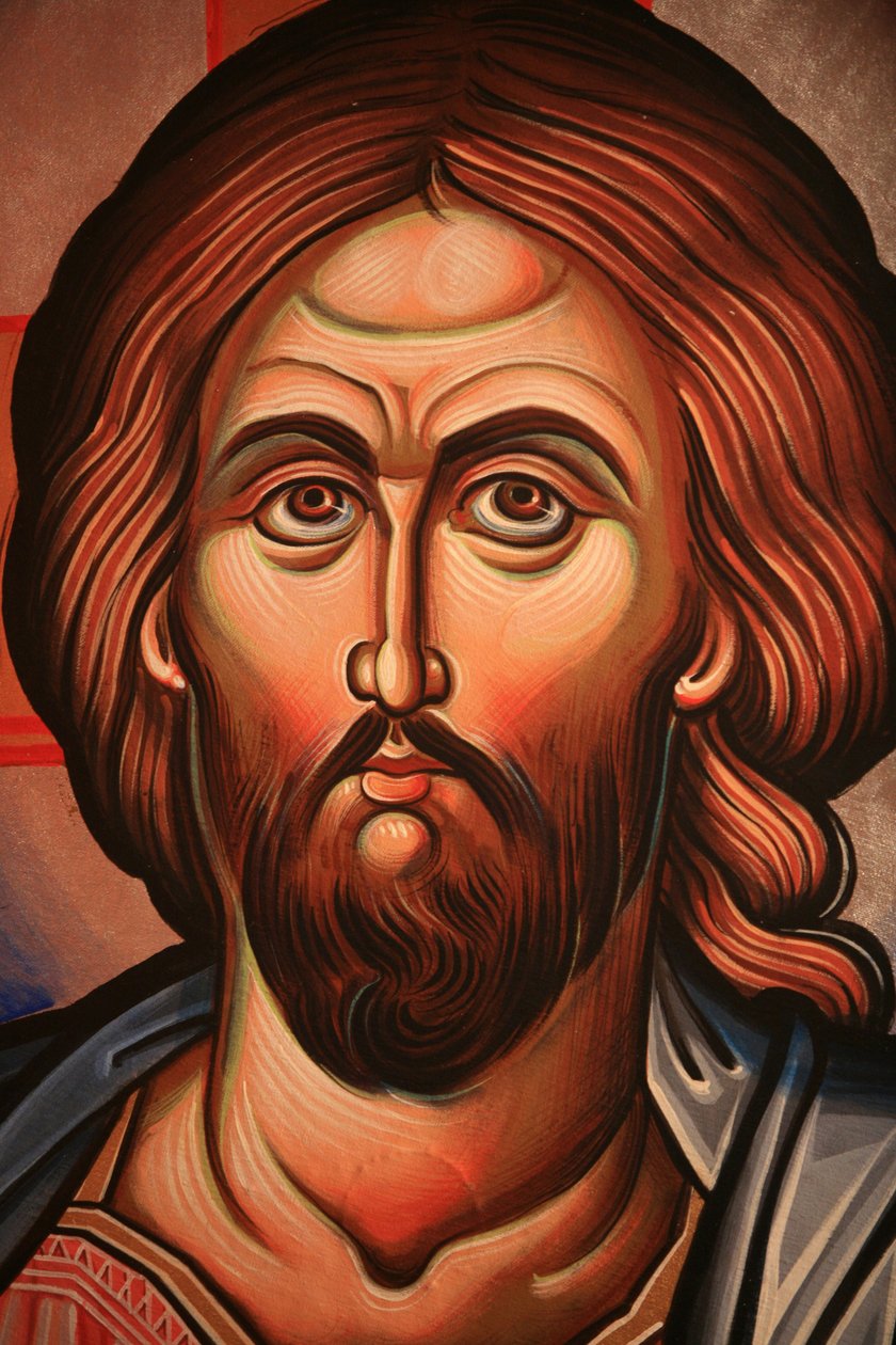 Icône orthodoxe grecque représentant le Christ - Unbekannt
