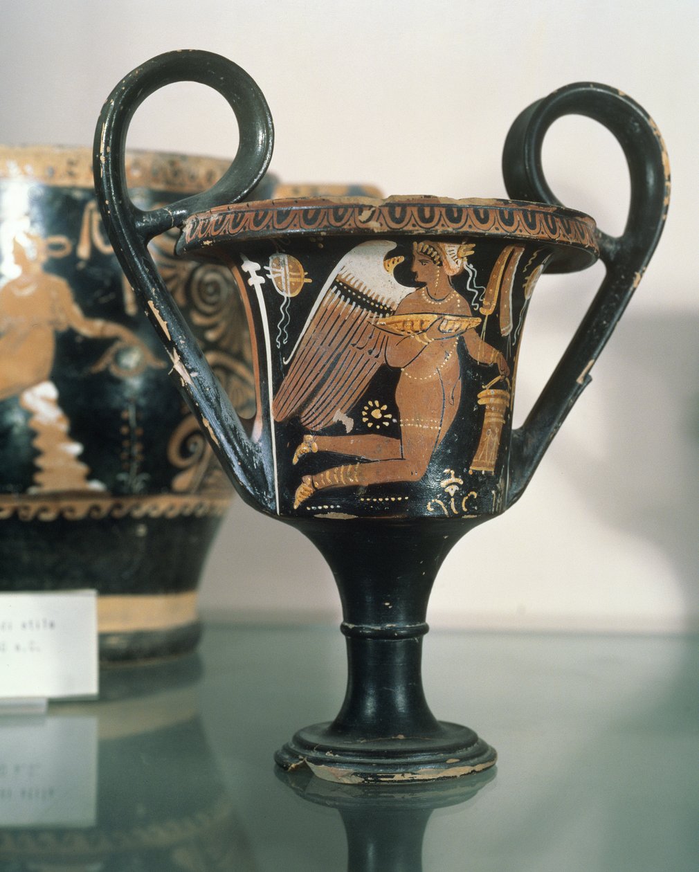 Vase grec, représentant une figure ailée, 350 av. J.-C. - Unbekannt