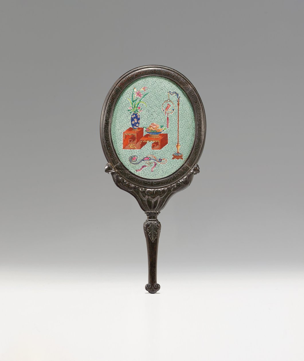Miroir à main de tribut de Guangzhou, 18e - 19e siècle - Unbekannt