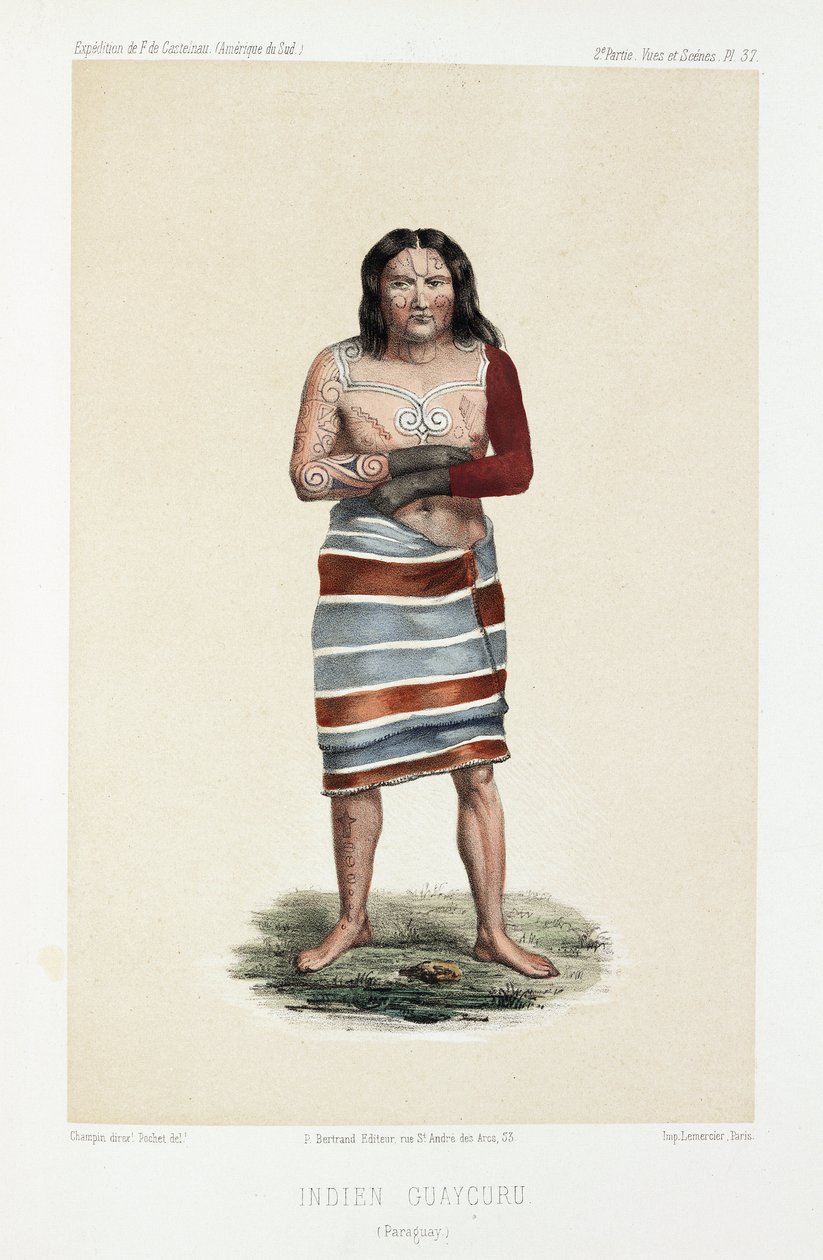 Indien Guaycuru, Paraguay, vers 1843-1847 - Unbekannt