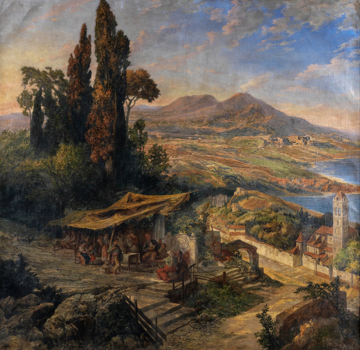 Golfe de Naples 19c - Unbekannter Künstler