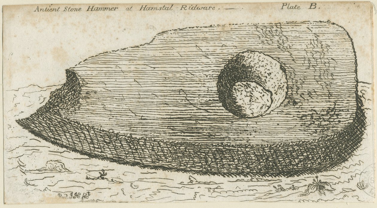 Hamstall Ridware - Découverte archéologique : gravure, nd [?XVIIIe siècle] - Unbekannt