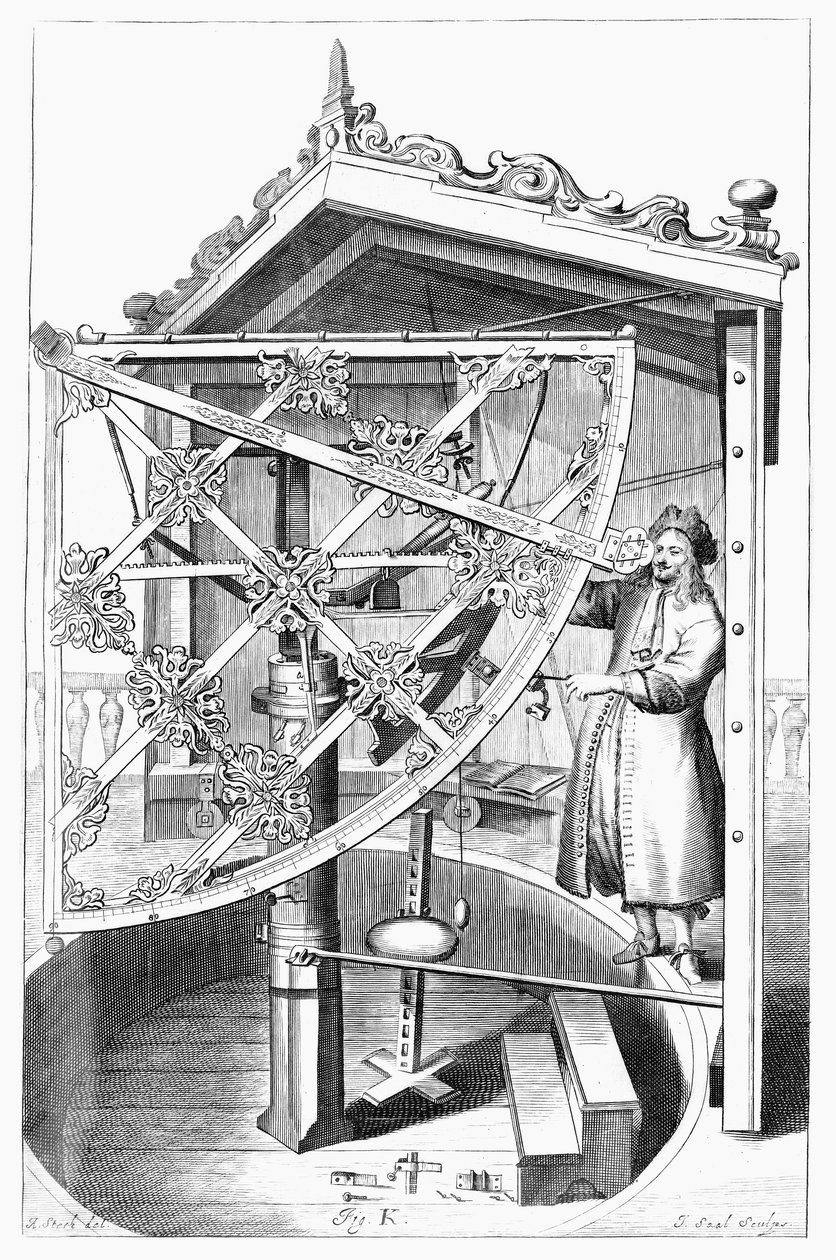 Le quadrant de Hevelius, vers 1659 - Unbekannt