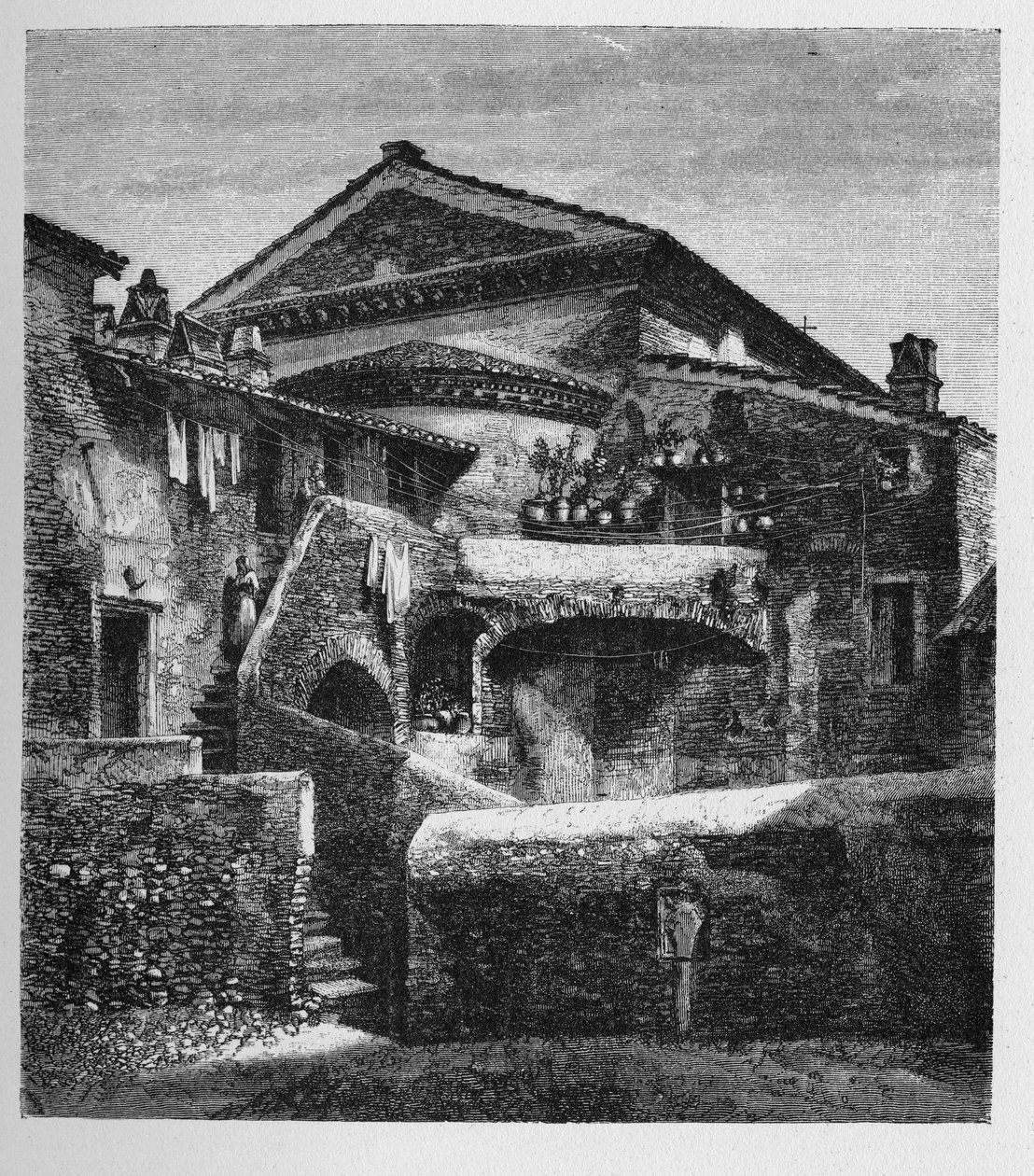 Histoire de la Rome antique. Gravures de Rome de 1872 - Unbekannt