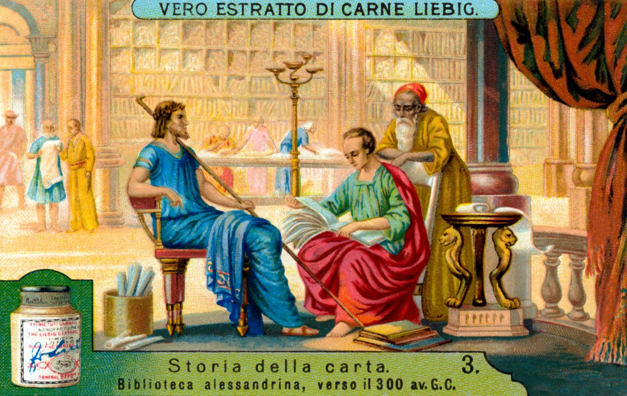 Histoire du papier : Bibliothèque d