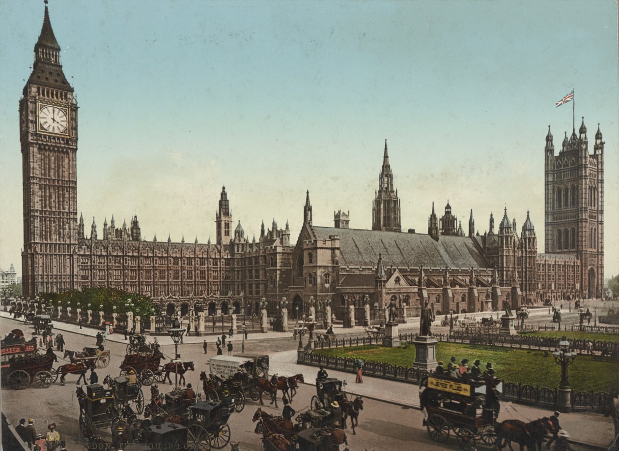 Houses of Parliament, Londres, vers 1890-1900 - Unbekannt