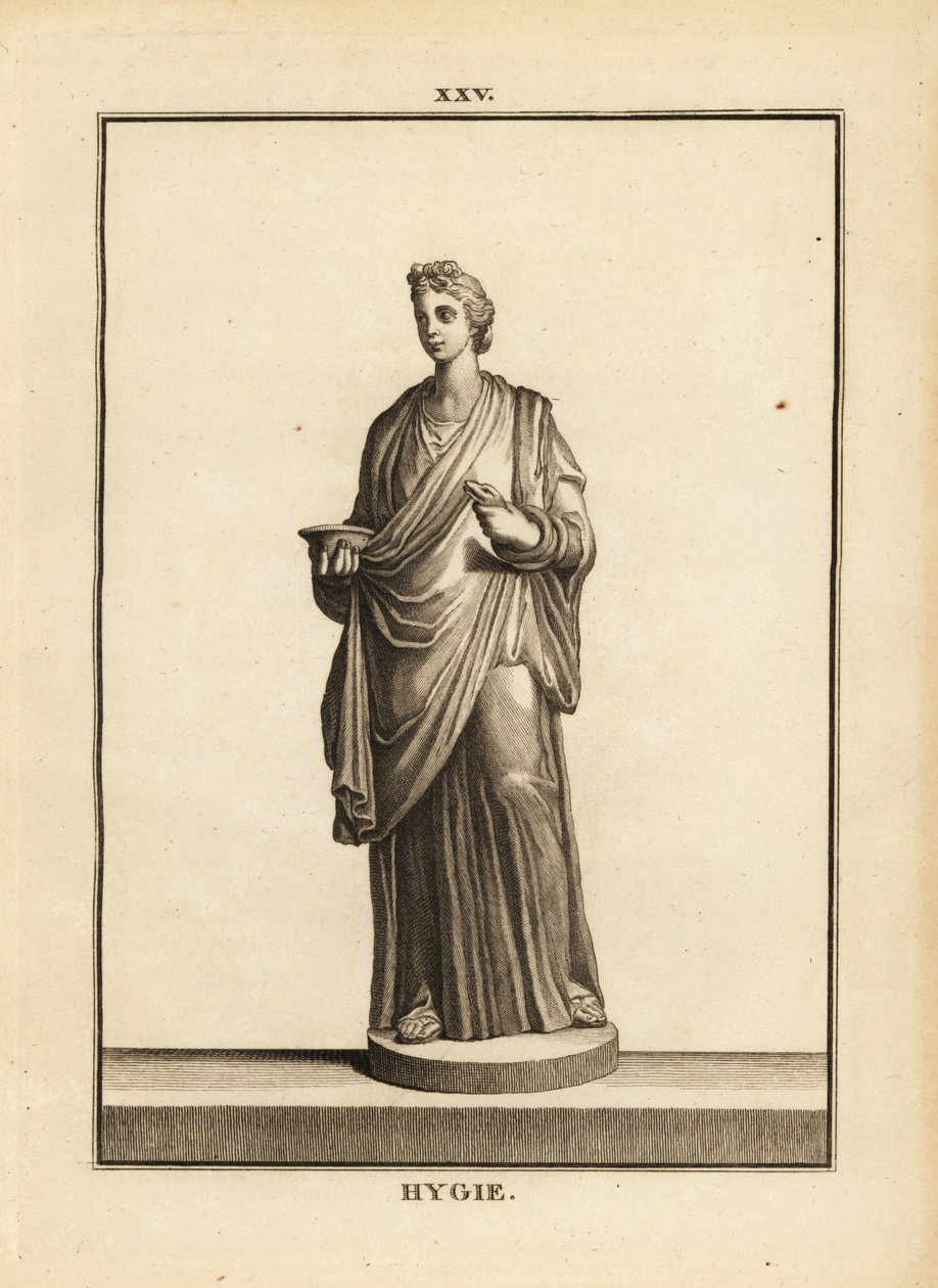 Hygie, déesse grecque et romaine de la santé et de la propreté, fille du dieu de la médecine Asclépios - Unbekannt