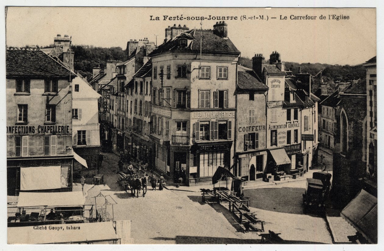 Île-de-France, Seine-et-Marne (77), Ferté-sous-Jouarre : le carrefour de l
