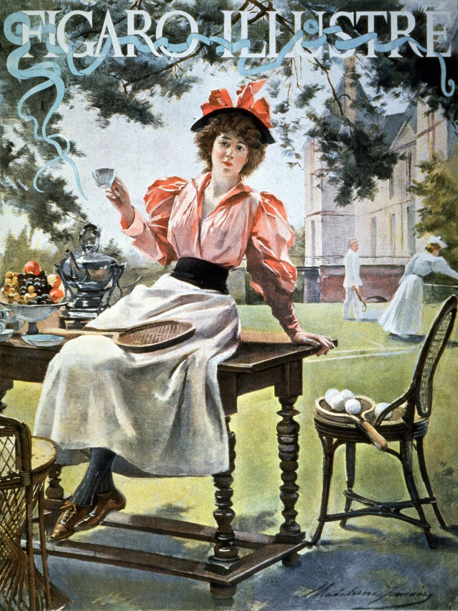Illustration de Madeleine Lemaire dans : Le Figaro Illustré, France - Unbekannter Künstler
