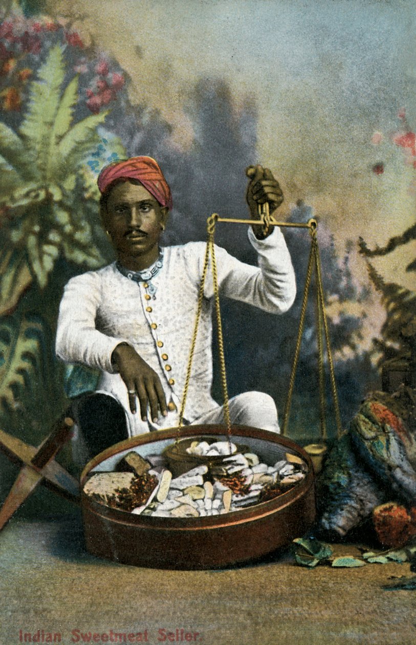 Vendeur de sucreries indien - Unbekannter Künstler