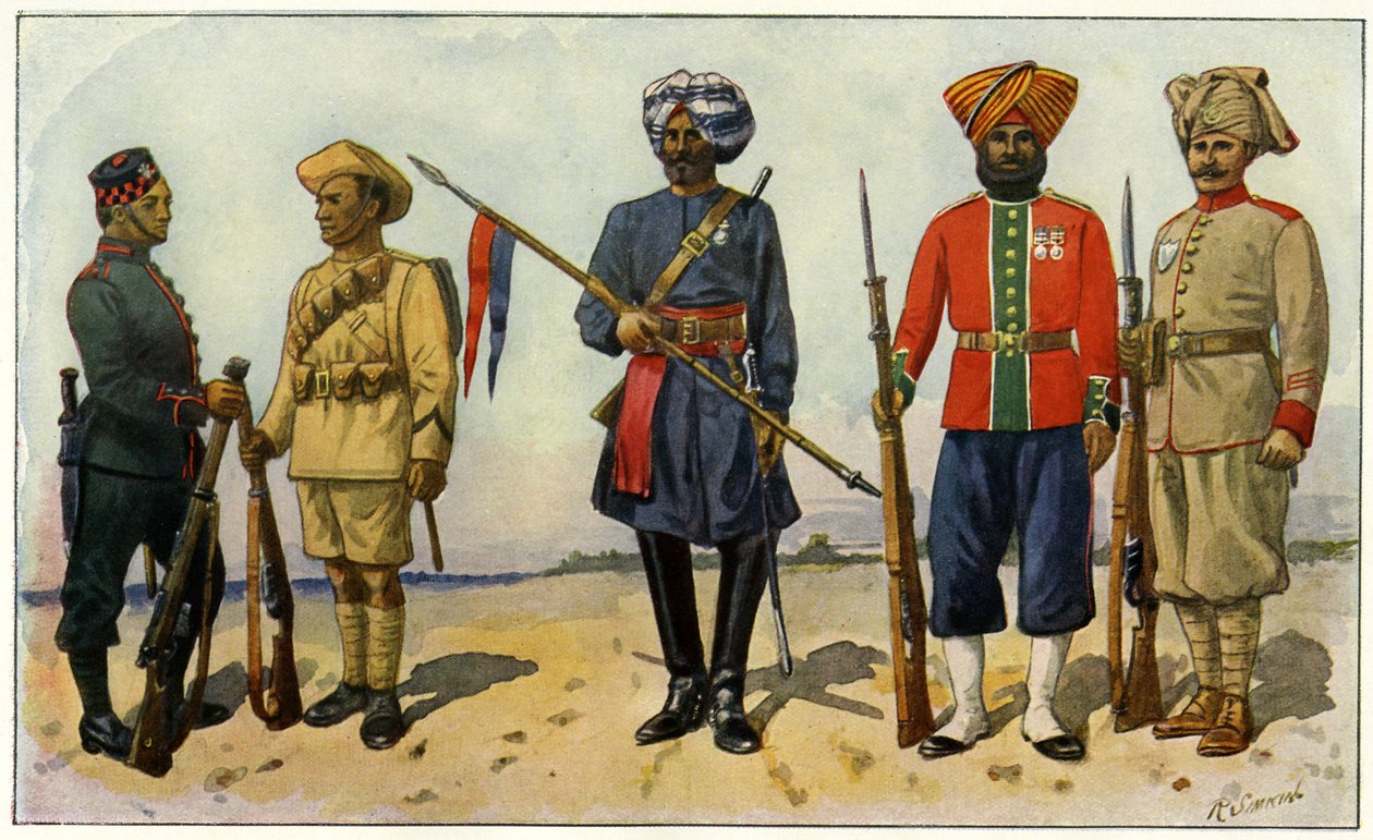 Soldats indiens de l