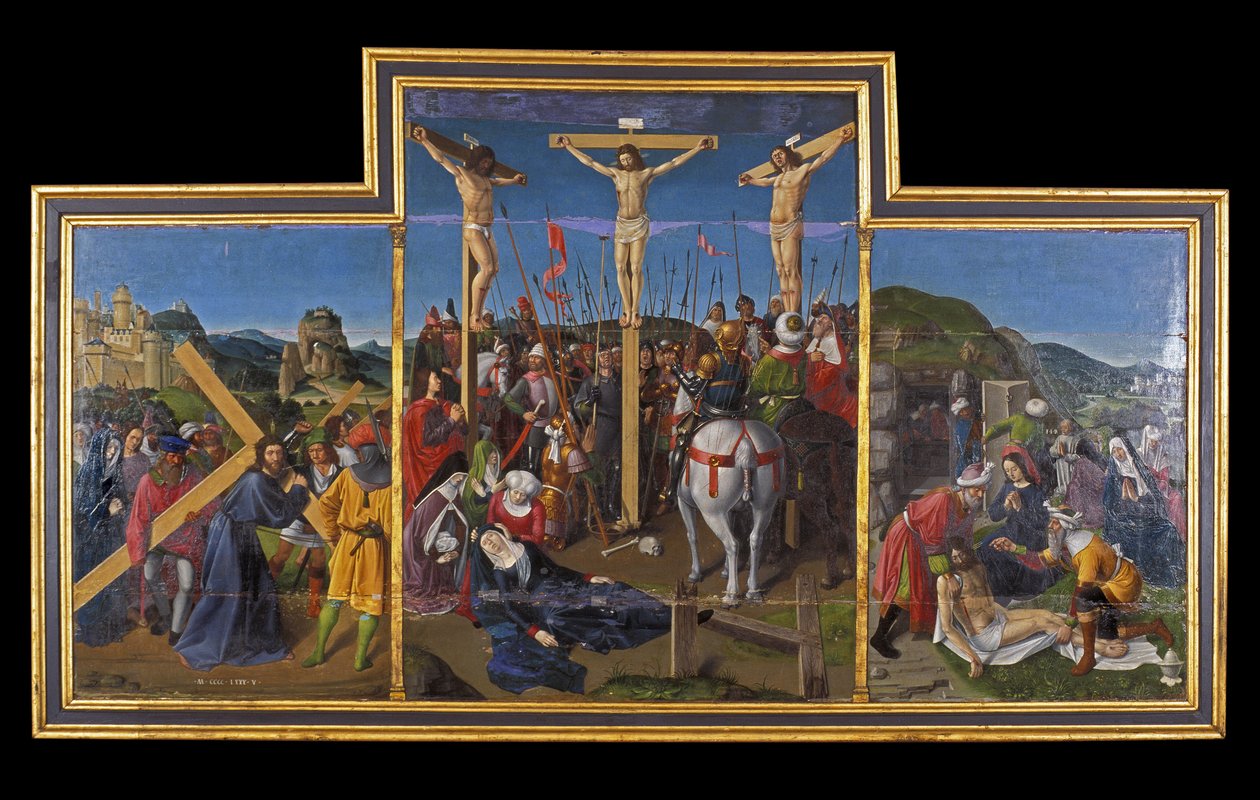 Indre & Loire N* 173 - Château de Loches - Le retable de la crucifixion - École de Jean Fouquet - 1485 - Unbekannt