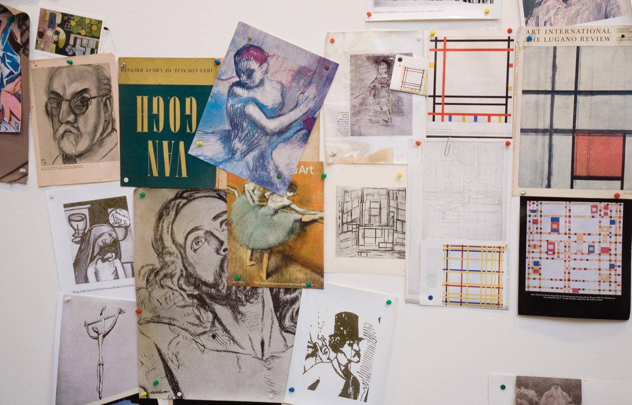 Intérieur de la maison et studio de R. B. Kitaj, Los Angeles, USA, 2007 - Unbekannt