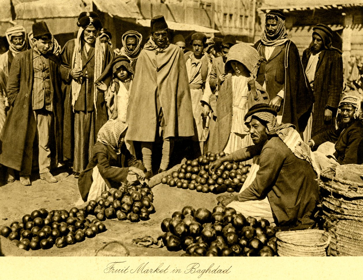 Irak - Marché aux fruits à Bagdad - Unbekannter Künstler