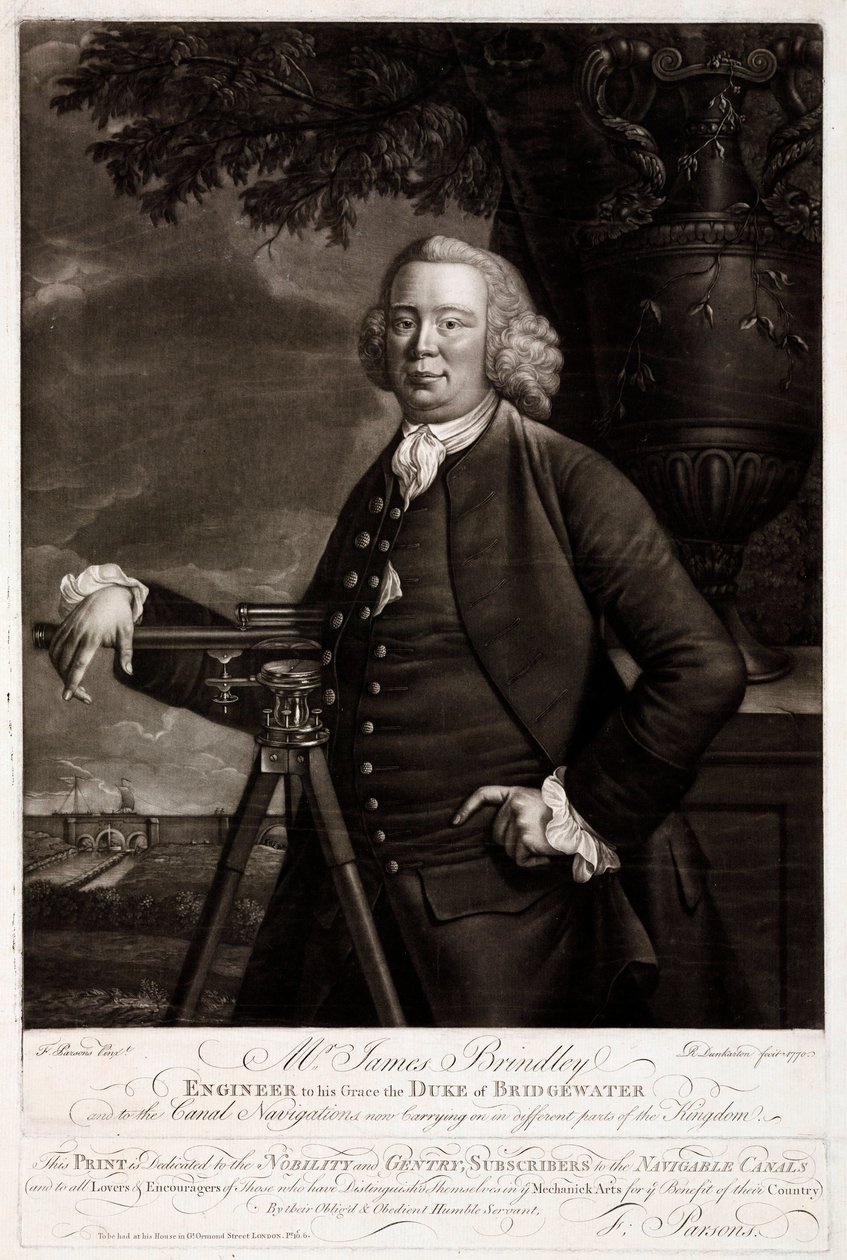 James Brindley, ingénieur civil britannique et constructeur de canaux - Unbekannt
