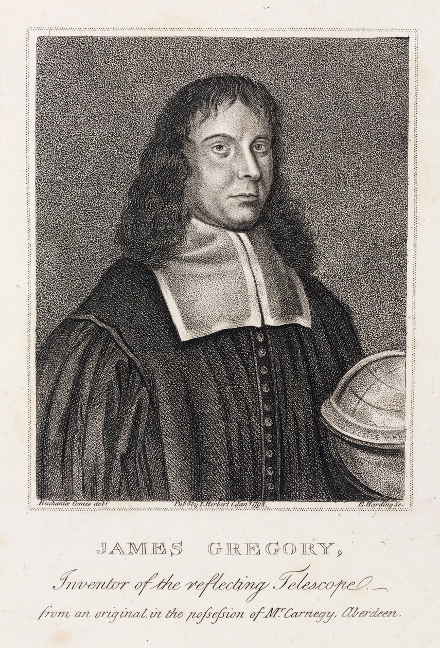 James Gregory, mathématicien écossais, vers 1670 - Unbekannt