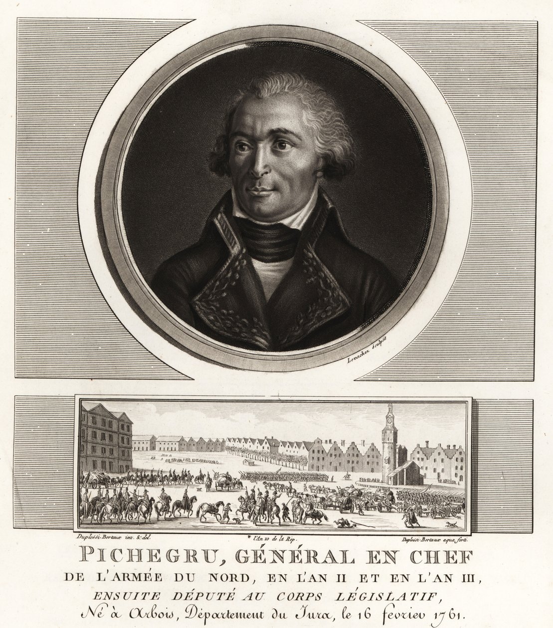 Jean Charles Pichegru, général révolutionnaire en chef de l