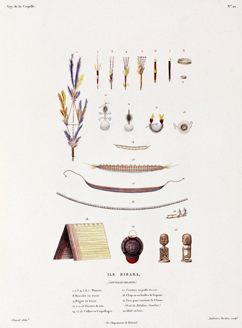 Bijoux, ceintures et autres objets de Birara (Nouvelle-Bretagne) - Unbekannt