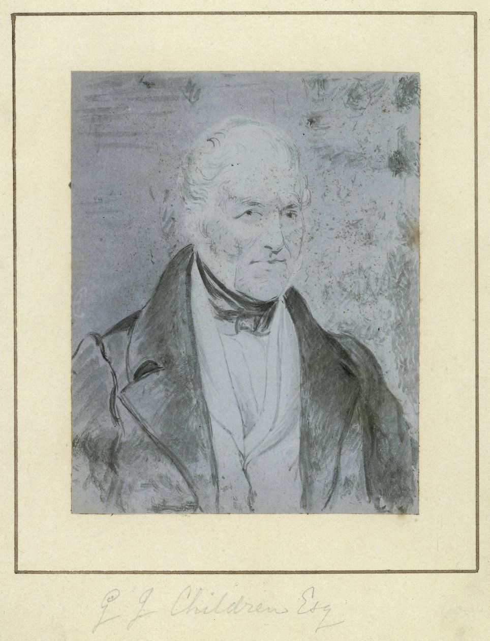 John George Children, scientifique anglais, vers 1841 - Unbekannt