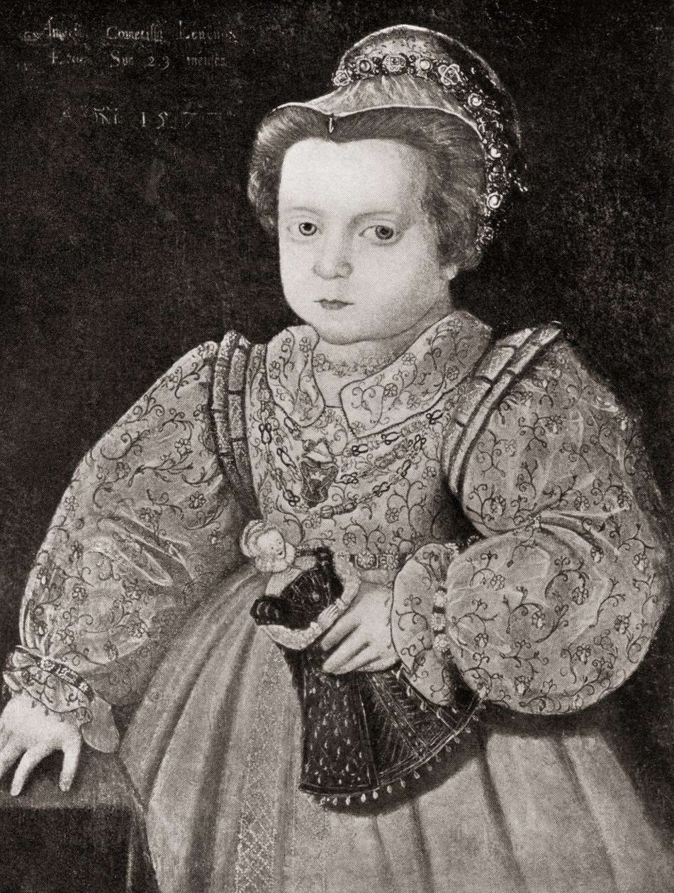 Lady Arbella Stuart enfant, de The Girl Through the Ages, publié en 1933 - Unbekannt