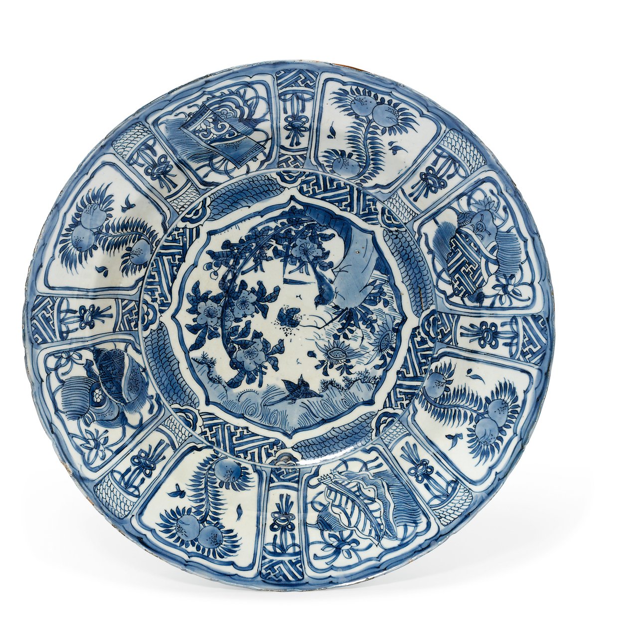 Grand plat "kraak porselein", période Wanli, 1573-1619 - Unbekannt
