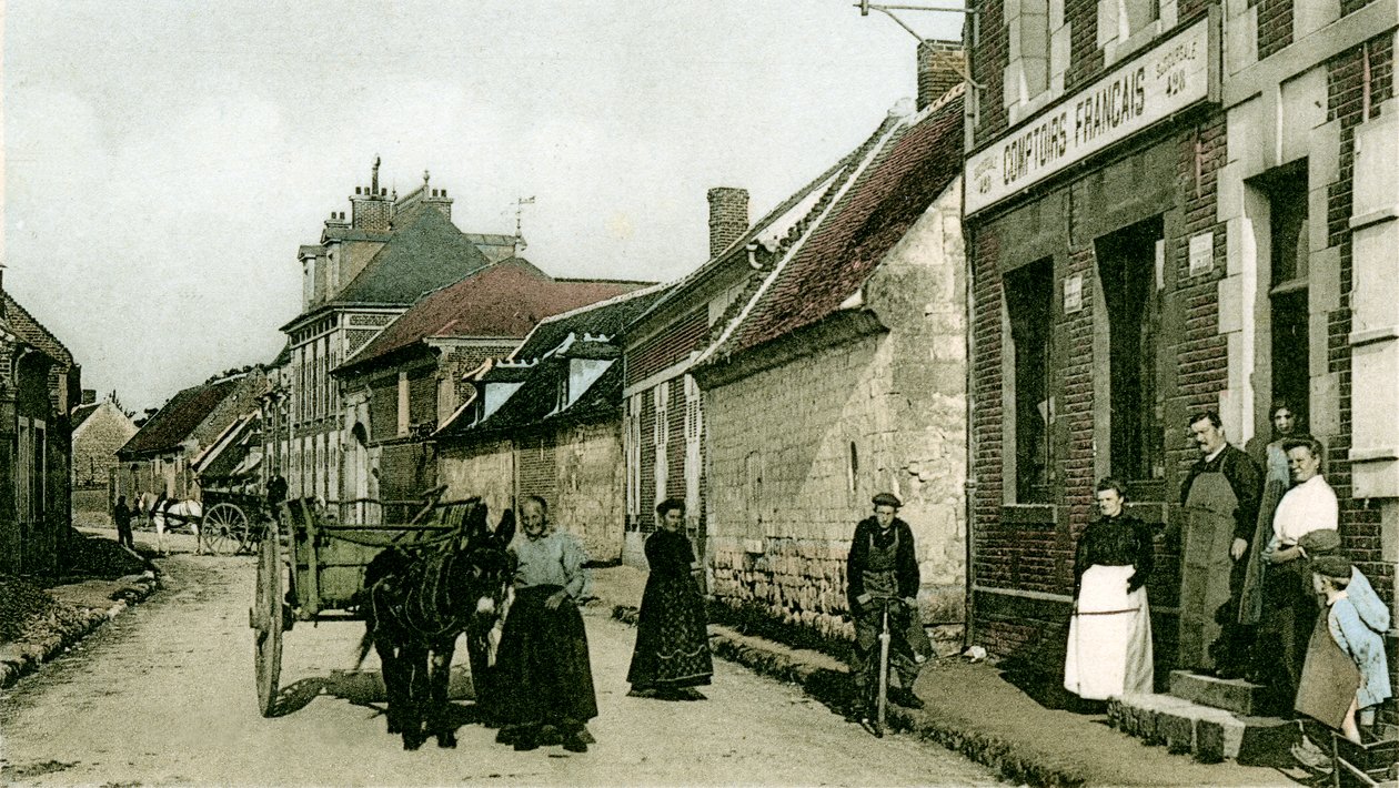 Les Comptoirs Français, une branche de produits alimentaires, à Remy, vers 1900 et 1914 - Benjamin Baud