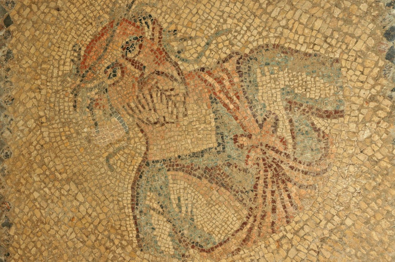 Libye, mosaïque romaine d