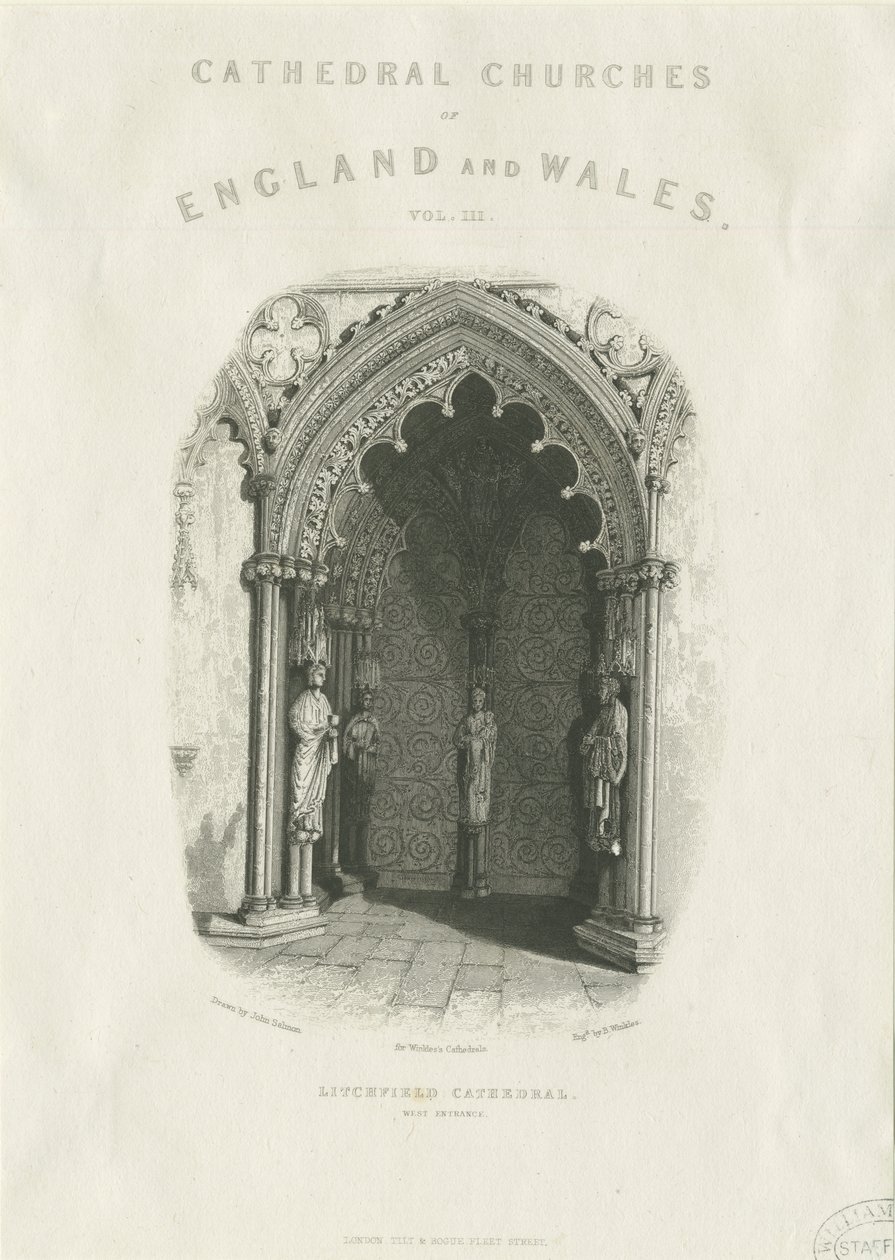 Cathédrale de Lichfield - Porte Ouest - Unbekannt