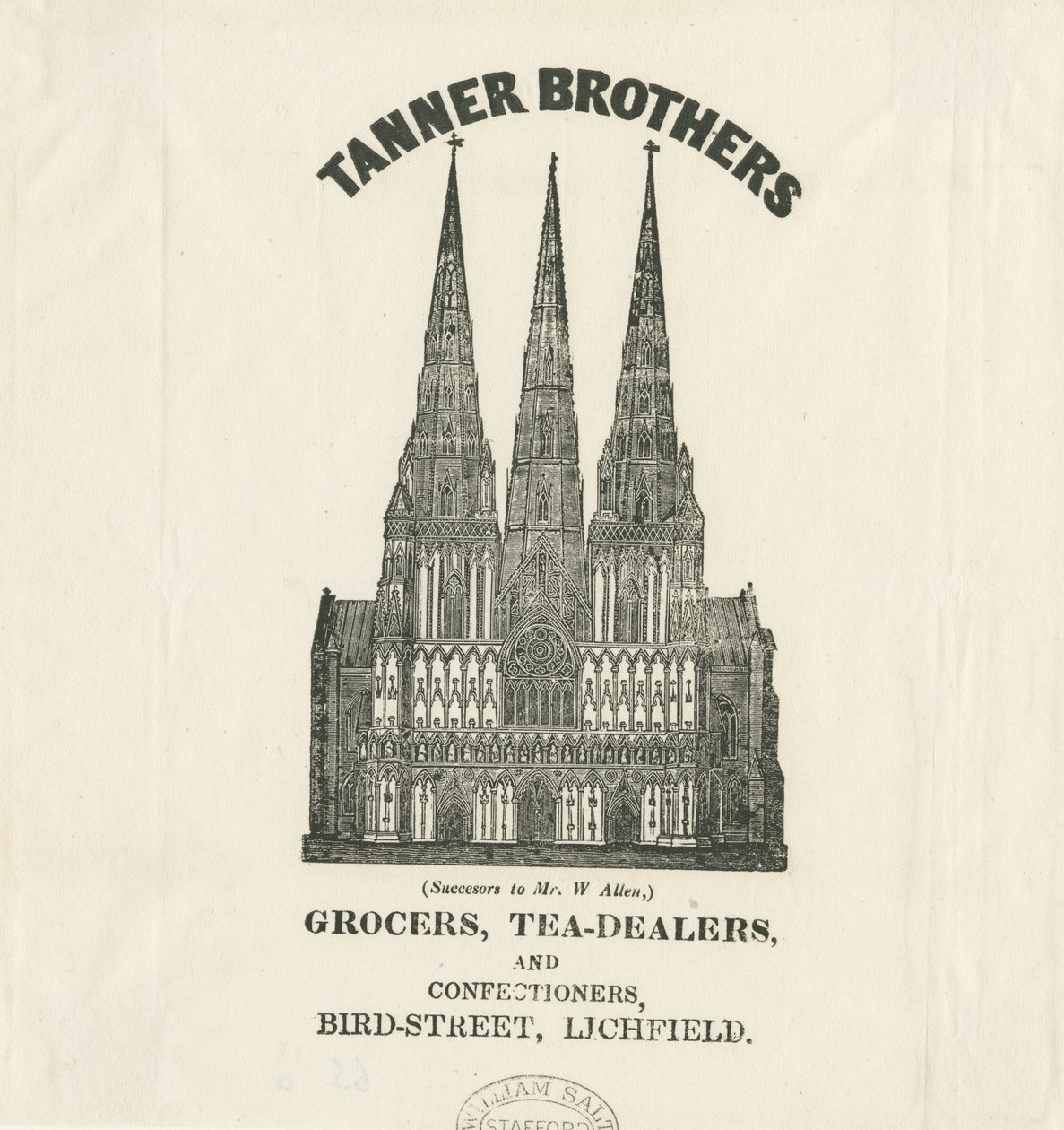 Cathédrale de Lichfield - Façade Ouest - Unbekannt