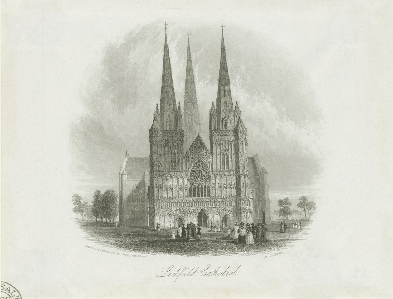 Cathédrale de Lichfield - Façade Ouest - Unbekannt
