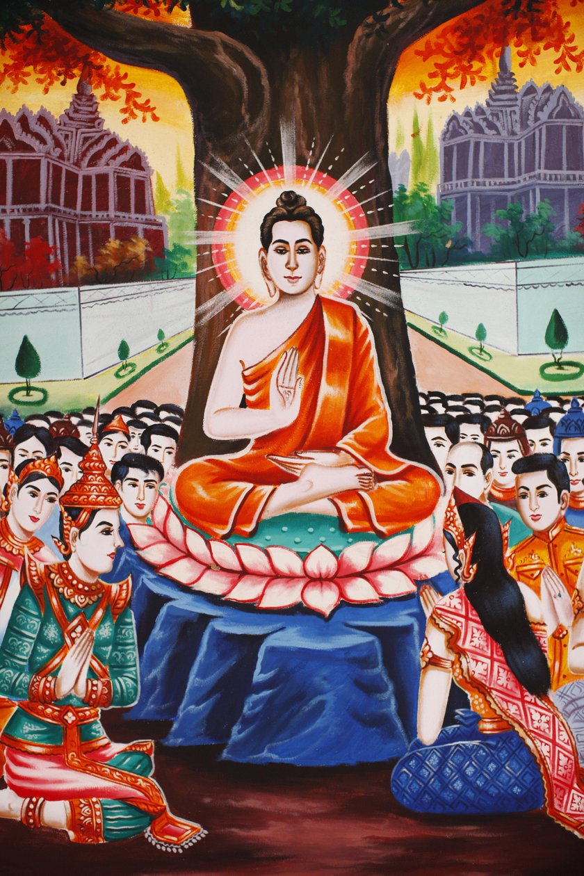 Vie du Bouddha : Enseignant aux gens chaque soir - Unbekannt