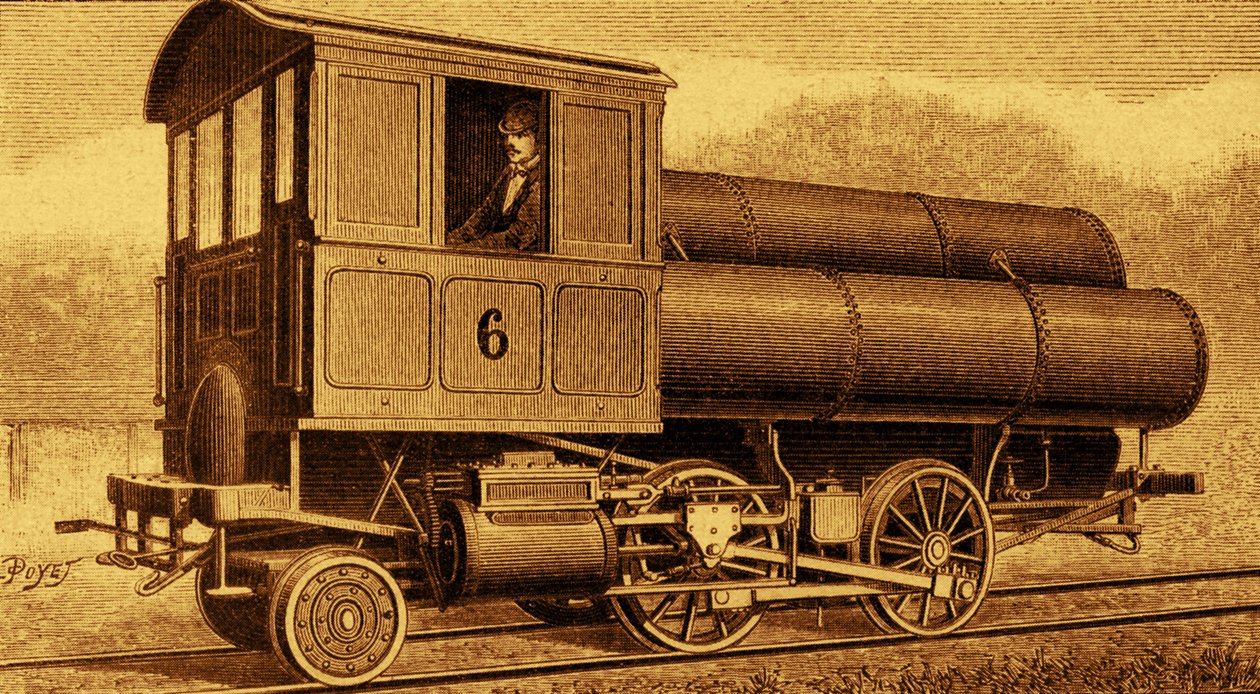 Locomotive fonctionnant à la pression d