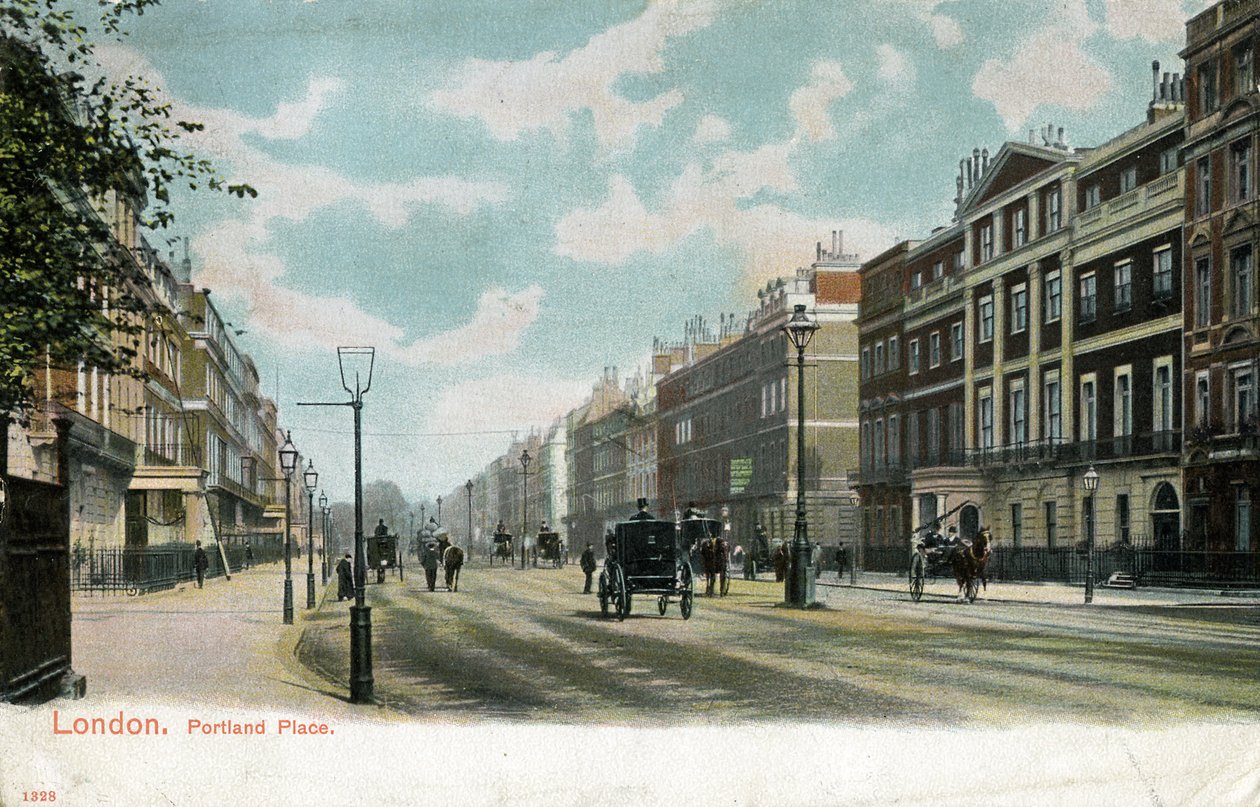 Londres - Portland Place - Unbekannter Künstler