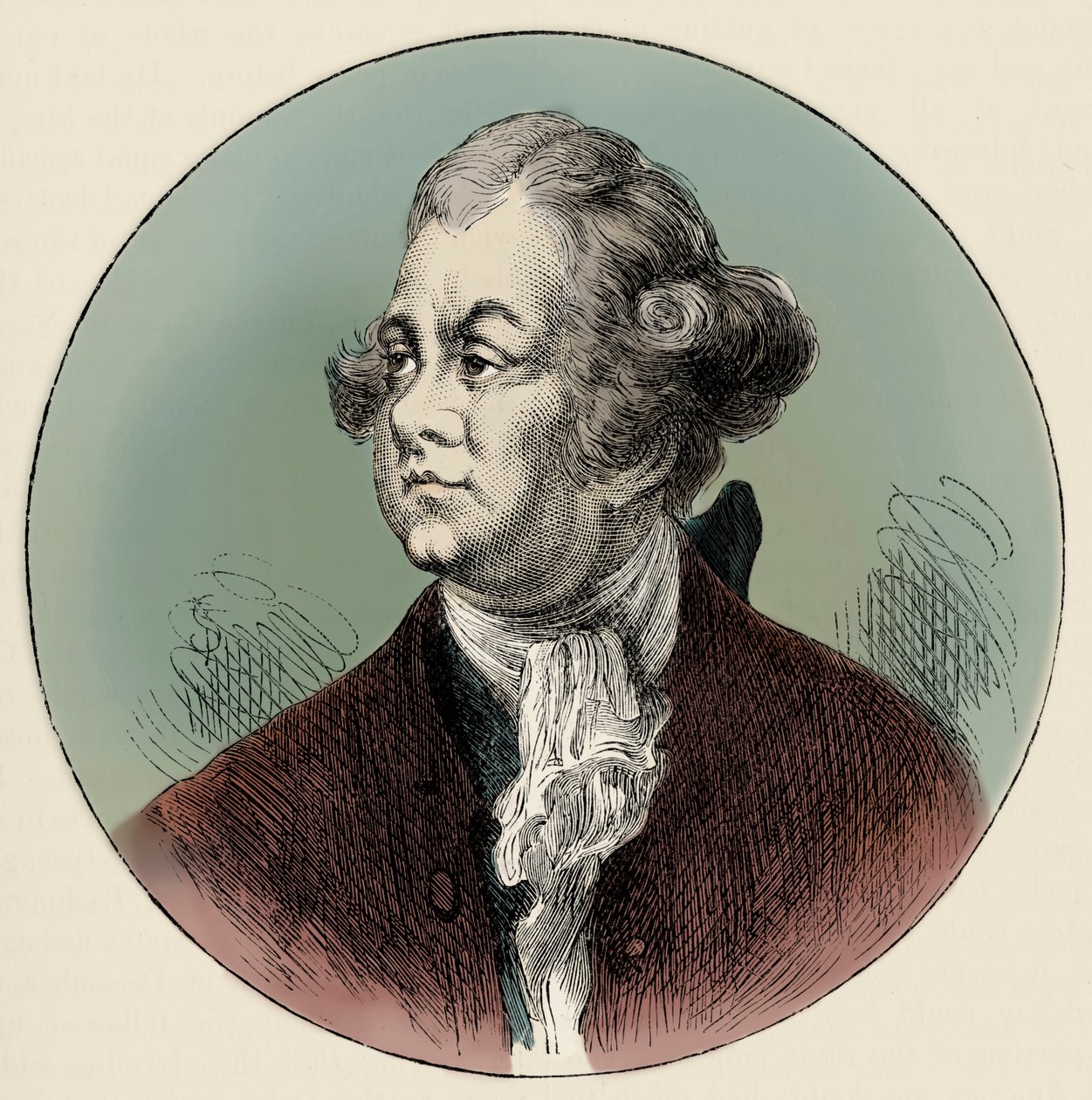 Lord Frederick North - portrait - Unbekannter Künstler